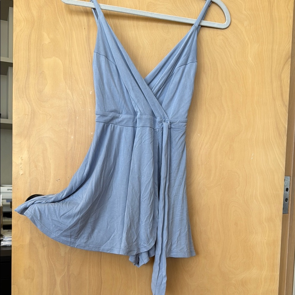 Women's Blue Romper